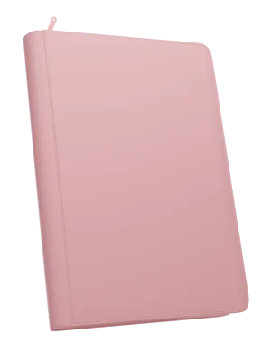 Stealth 9 Pocket Zip Binder - Pink