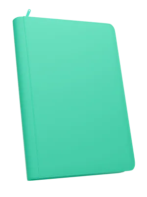 Stealth 9 Pocket Zip Binder - Turquoise