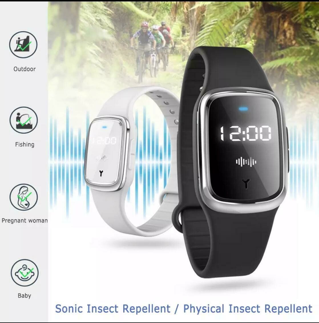 ANTI MOSQUITO DIGITAL WATCH