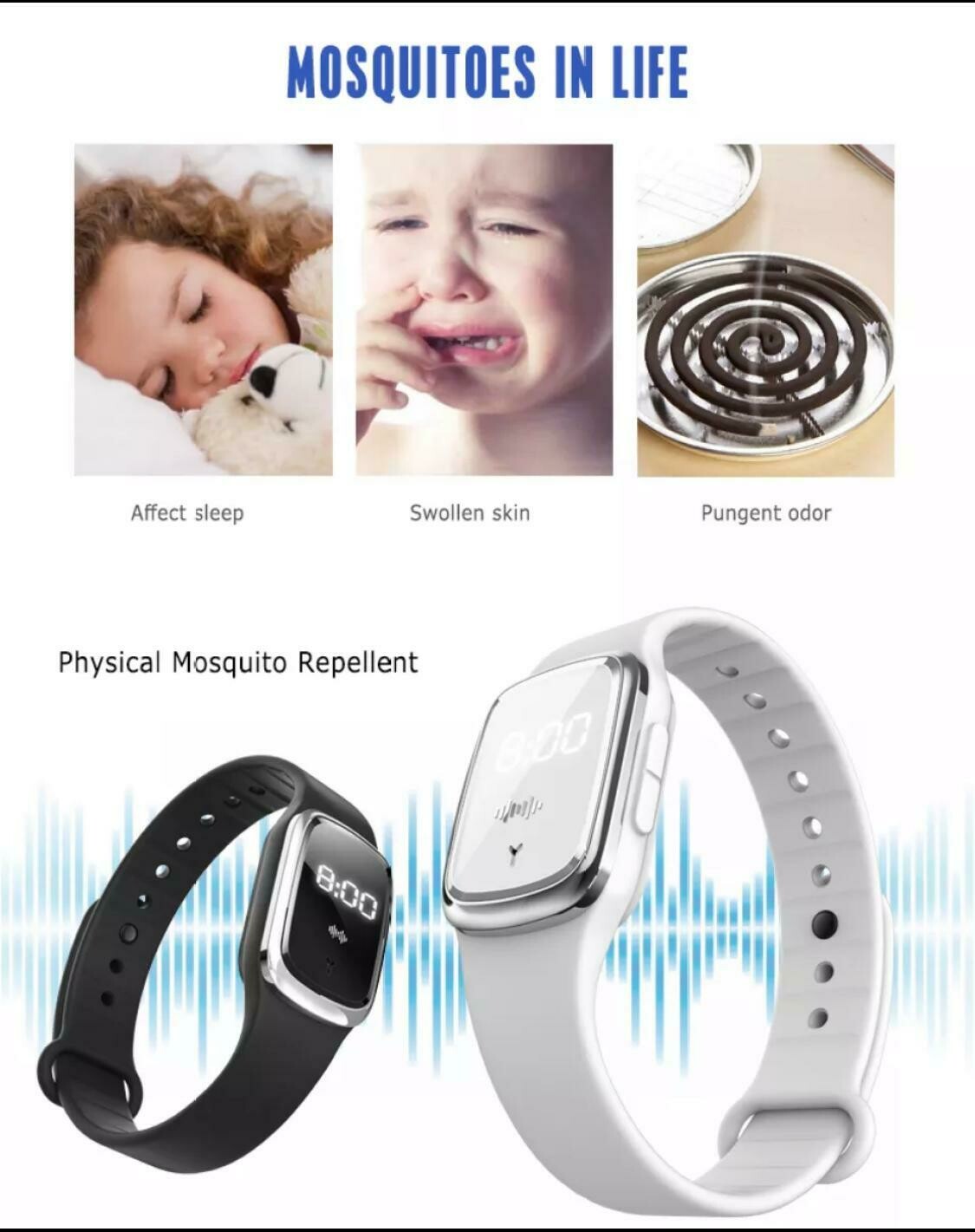 ANTI MOSQUITO DIGITAL WATCH