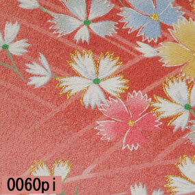 Japanese woven fabric Yuzen  0060pi