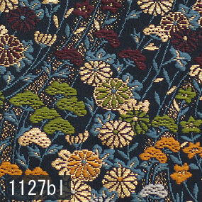Japanese woven fabric Kinran  1127bl