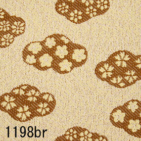 Japanese woven fabric Kinran  1198br