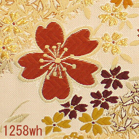 Japanese woven fabric Kinran 1258wh