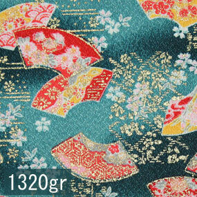 Japanese woven fabric Yuzen  1320gr