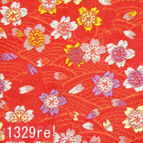 Japanese woven fabric Kinran  1329re