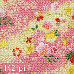Japanese woven fabric Chirimen  1421pi