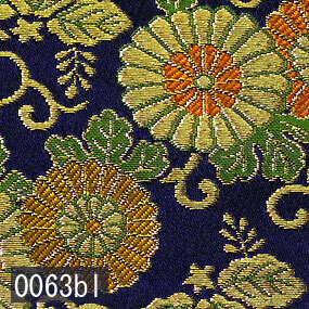 Japanese woven fabric Kinran 0063bl