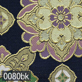 Japanese woven fabric Kinran  0080bk