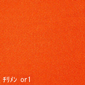 Japanese crepe fabric Oni Chirimen-or-1
