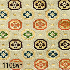 Japanese woven fabric Kinran  1108wh