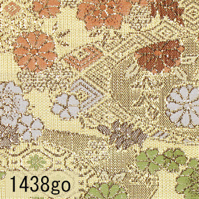 Japanese woven fabric Kinran  1438go