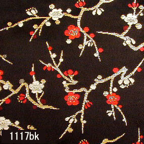 Japanese woven fabric Kinran 1117bk