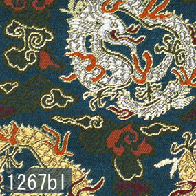 Japanese woven fabric Kinran 1267bl
