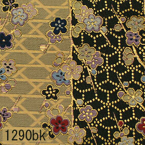 Japanese woven fabric Kinran 1290bk