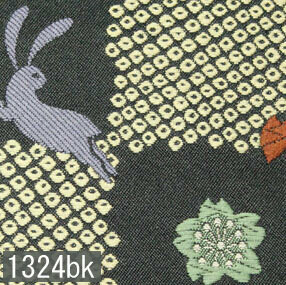 Japanese woven fabric Kinran 1324bk