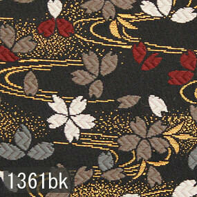 Japanese woven fabric Kinran 1361bk