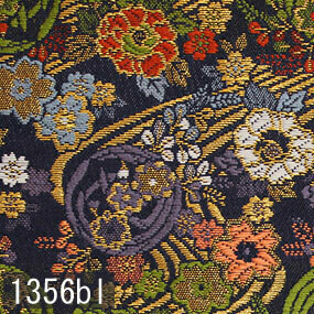 Japanese woven fabric Kinran 1356bl