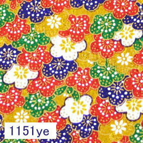 Japanese woven fabric Chirimen  1151ye