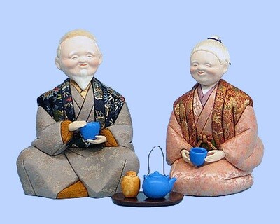 Kimekomi Doll #449 A pair of HIDAMARI-TAKASAGO