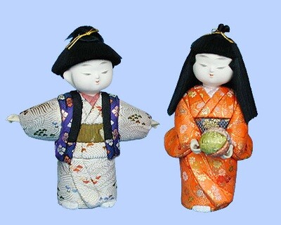 Kimekomi Doll #132 A pair of TOSENBO