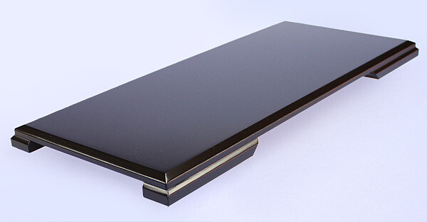 Black-lacquered Board Stand 55x27