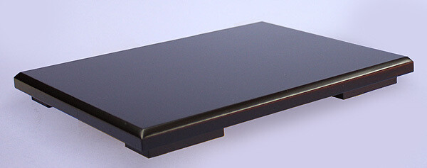 Black-lacquered Board Stand 30x24