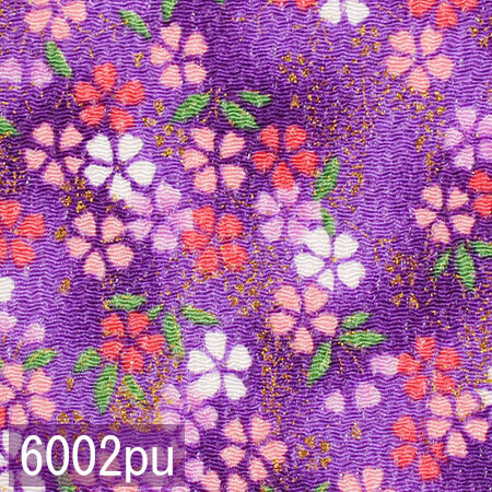 Japanese woven fabric Chirimen  6002pu