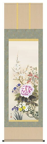 Japanese flowers of four seasons.
Code: hng-scrl_a1-036