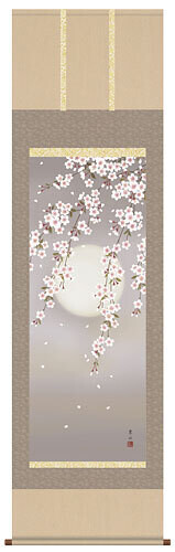 Watching cherry blossom at night.
Code: hng-scrl_a2-022