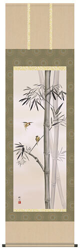 Bamboo and sparrows.
Code: hng-scrl_a1-056