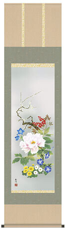 Japanese flowers of four seasons.
Code: hng-scrl_ma1-026