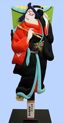 Kabuki Hagoita TACHI-SUGATA SUKEROKU