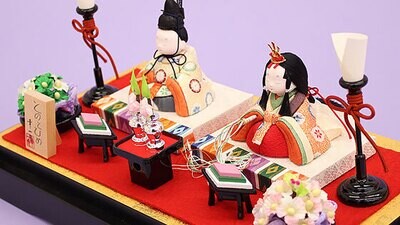 Kimekomi Hina Dolls Display Set