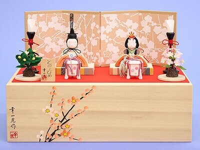 Kimekomi Hina Dolls "TONO and HIME" Display Box Set. Created by Koikko
