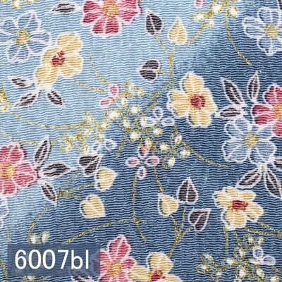 Japanese woven fabric Chirimen  6006bl