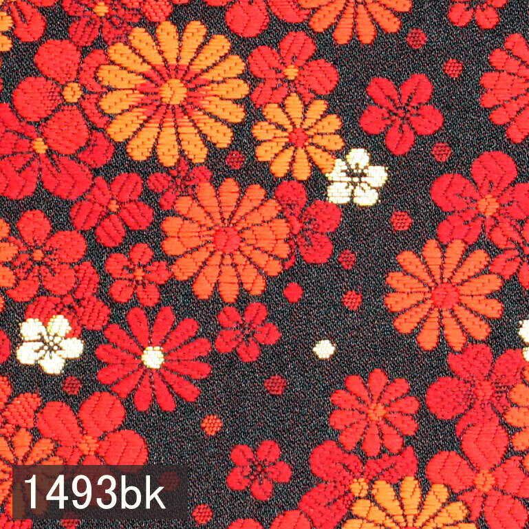 Japanese woven fabric Kinran 1493bk