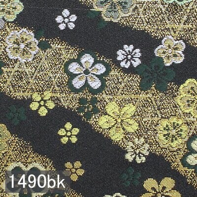 Japanese woven fabric Kinran  1490bk