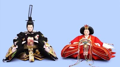 Hina Dolls k10 Kinkoma Sisyu black and red