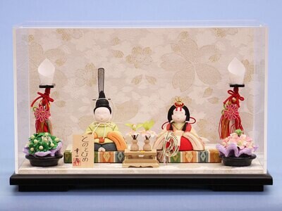 Kimekomi Hina Dolls "Tono-to-Hime" Aclyric Case Set. collaborated by Koikko and Juho Tougei