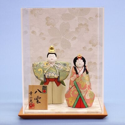 Kimekomi Tachi-bina Dolls "Yakumo" Aclyric Case Set. collaborated by Koikko and Juho Tougei