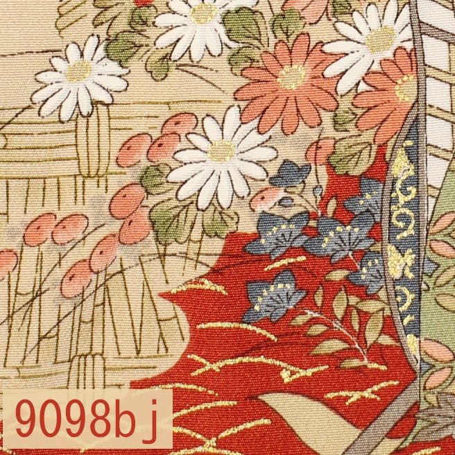 Japanese woven fabric Yuzen 9098bj