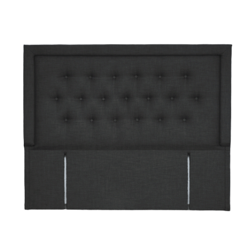 Fabric Upholstered Full Button Lined Headboard Fabric Upholstered Full Button Lined Headboard