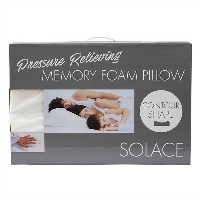 Solace Memory Foam Pillow Contour Solace Memory Foam Pillow Contour