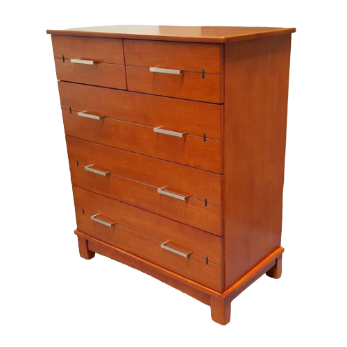 Watty 5 Drawer Wenge Tallboy Watty 5 Drawer Wenge Tallboy