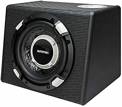 Powered subwoofer car