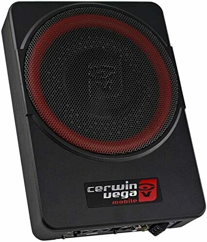 Powered subwoofer car