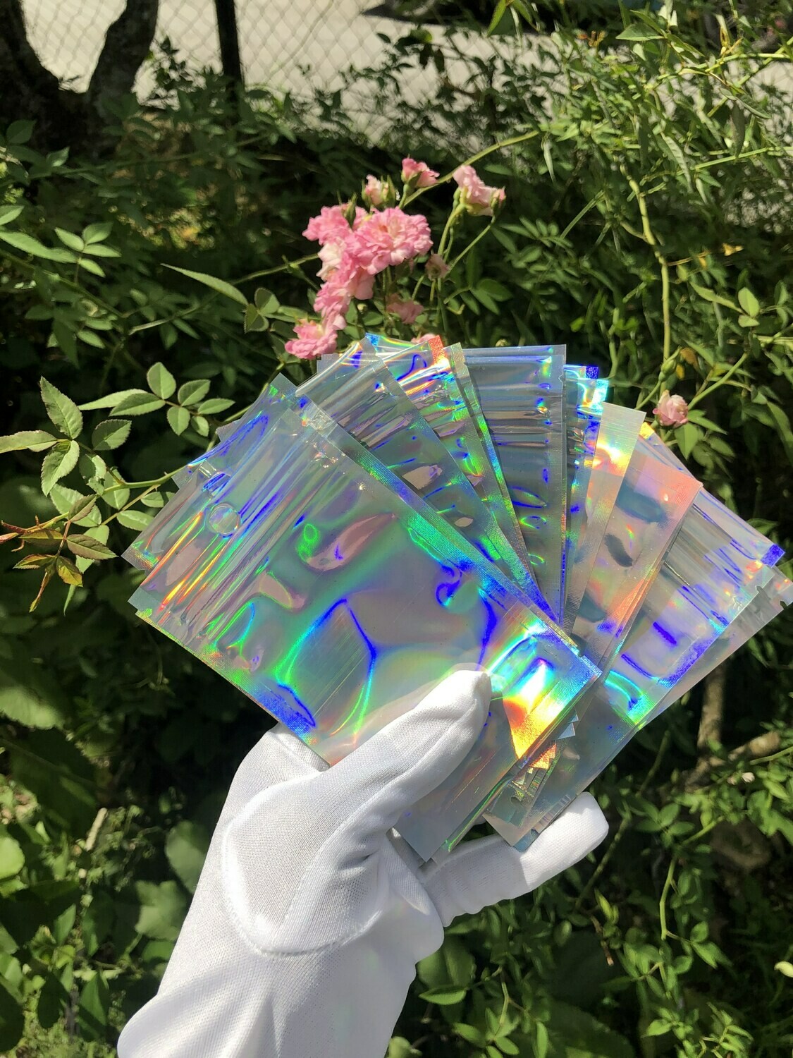 3x4 Holographic zip lock bags(SOLD OUT)