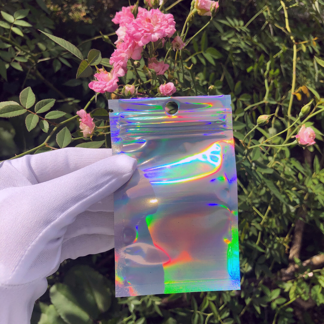 3x4 Holographic zip lock bags(SOLD OUT)