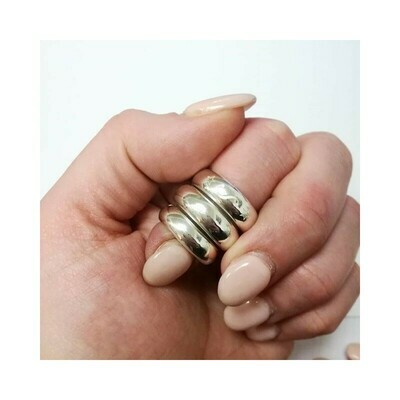 Fedone fascione Argento 925, uomo donna rodiato anallergico